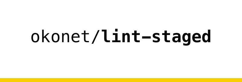 How to lint staged Git files